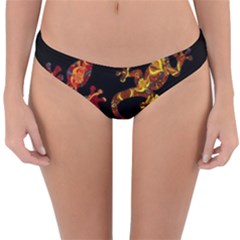 Ornate Lizards Reversible Hipster Bikini Bottoms