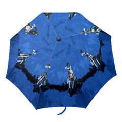 Motorsport  Folding Umbrellas by Valentinaart