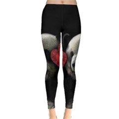 Boxing Panda  Leggings  by Valentinaart