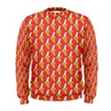 Bright Pink and Yellow Peeled Banana Patterns Men s Sweatshirt View1