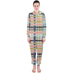 Plaid Pattern Hooded Jumpsuit (ladies)  by linceazul