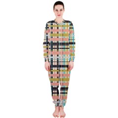 Plaid Pattern Onepiece Jumpsuit (ladies)  by linceazul