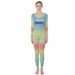 Ombre Long Sleeve Catsuit by ValentinaDesign