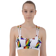 Lgbt New York Line Them Up Sports Bra by Valentinaart