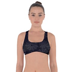 Spider Web Got No Strings Sports Bra by Valentinaart