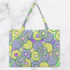 Donuts Pattern Medium Tote Bag by ValentinaDesign