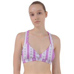 Folklore Pattern Sweetheart Sports Bra