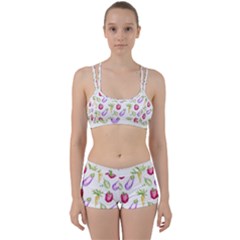 Vegetable Pattern Carrot Women s Sports Set by Mariart