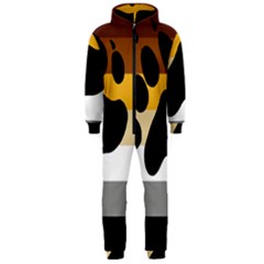 Bear Pride Flag Hooded Jumpsuit (men)  by Valentinaart