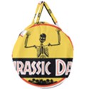 Jurassic Dad Dinosaur Skeleton Funny Birthday Gift Giant Round Zipper Tote View2