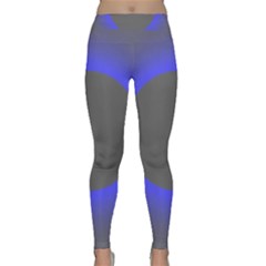 Pure Energy Black Blue Hole Space Galaxy Classic Yoga Leggings by Mariart