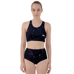 Space Warp Speed Hyperspace Through Starfield Nebula Space Star Hole Galaxy Racer Back Bikini Set