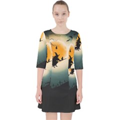 Halloween Landscape Pocket Dress by ValentinaDesign