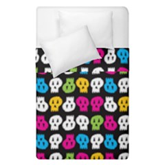 Pattern Painted Skulls Icreate Duvet Cover Double Side (single Size) by iCreate