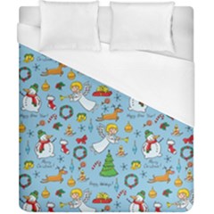 Christmas Pattern Duvet Cover (california King Size) by Valentinaart