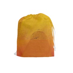 Sunset Drawstring Pouches (large)  by berwies