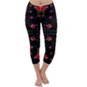 Roses From The Fantasy Garden Capri Winter Leggings  View1