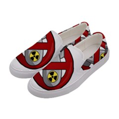 No Nuclear Weapons Women s Canvas Slip Ons by Valentinaart