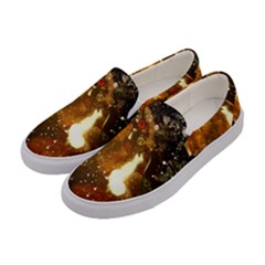 Wonderful Horse In Watercolors Women s Canvas Slip Ons by FantasyWorld7