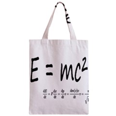 E=mc2 Formula Physics Relativity Zipper Classic Tote Bag by picsaspassion