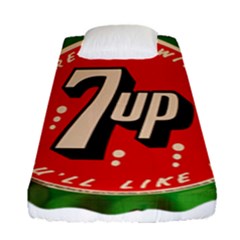 Fresh Up With  7 Up Bottle Cap Tin Metal Fitted Sheet (single Size) by Celenk