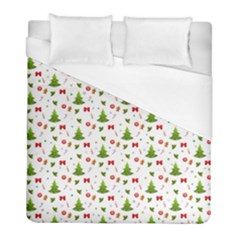 Christmas Pattern Duvet Cover (full/ Double Size) by Valentinaart