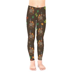 Thanksgiving Turkey  Kids  Legging by Valentinaart