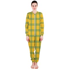 Green Stripes Onepiece Jumpsuit (ladies)  by berwies