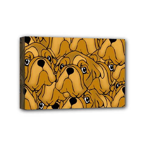 Bulldogge Mini Canvas 6  X 4  by gasi