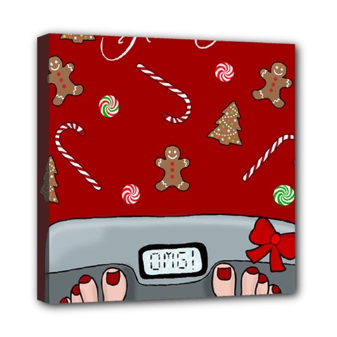 Hilarious Holidays  Mini Canvas 8  X 8  by Valentinaart