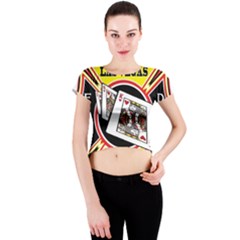 Las Vegas Fire Department Crew Neck Crop Top by Bigfootshirtshop