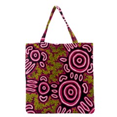 Aboriginal Art - You Belong Grocery Tote Bag by hogartharts