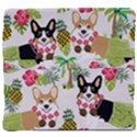 Hula Corgis Fabric Back Support Cushion View4