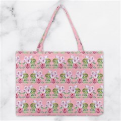 Floral Pattern Medium Tote Bag by SuperPatterns