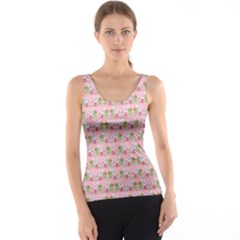 Floral Pattern Tank Top by SuperPatterns