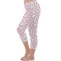 Candy Cane Capri Winter Leggings  View2