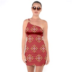 Pattern Background Holiday One Soulder Bodycon Dress by Celenk