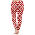 Ornate Christmas Decor Pattern Classic Winter Leggings View4