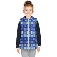 Textiles Texture Structure Grid Kid s Puffer Vest by Celenk