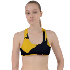 Castle Cat Evil Female Fictional Criss Cross Racerback Sports Bra