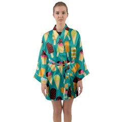 Summer Treats Long Sleeve Kimono Robe by Bigfootshirtshop