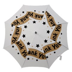 Thank You Lettering Thank You Ornament Banner Hook Handle Umbrellas (large) by BangZart