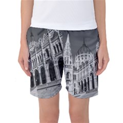 Architecture Parliament Landmark Women s Basketball Shorts by BangZart