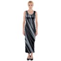 Fractal Mathematics Abstract Fitted Maxi Dress View1