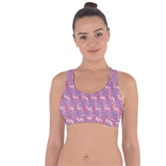 Pattern Abstract Squiggles Gliftex Cross String Back Sports Bra