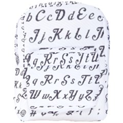 Font Lettering Alphabet Writing Full Print Backpack by Celenk