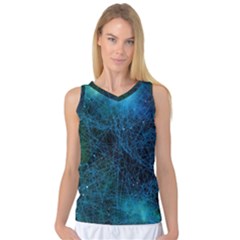 System Network Connection Connected Women s Basketball Tank Top