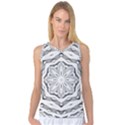 Mandala Pattern Floral Women s Basketball Tank Top View1