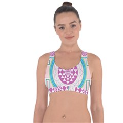 Mandala Design Arts Indian Cross String Back Sports Bra