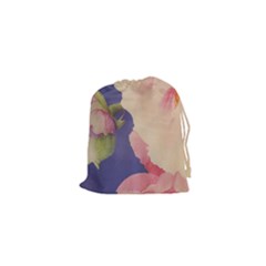 Fabric Textile Abstract Pattern Drawstring Pouches (xs)  by Celenk